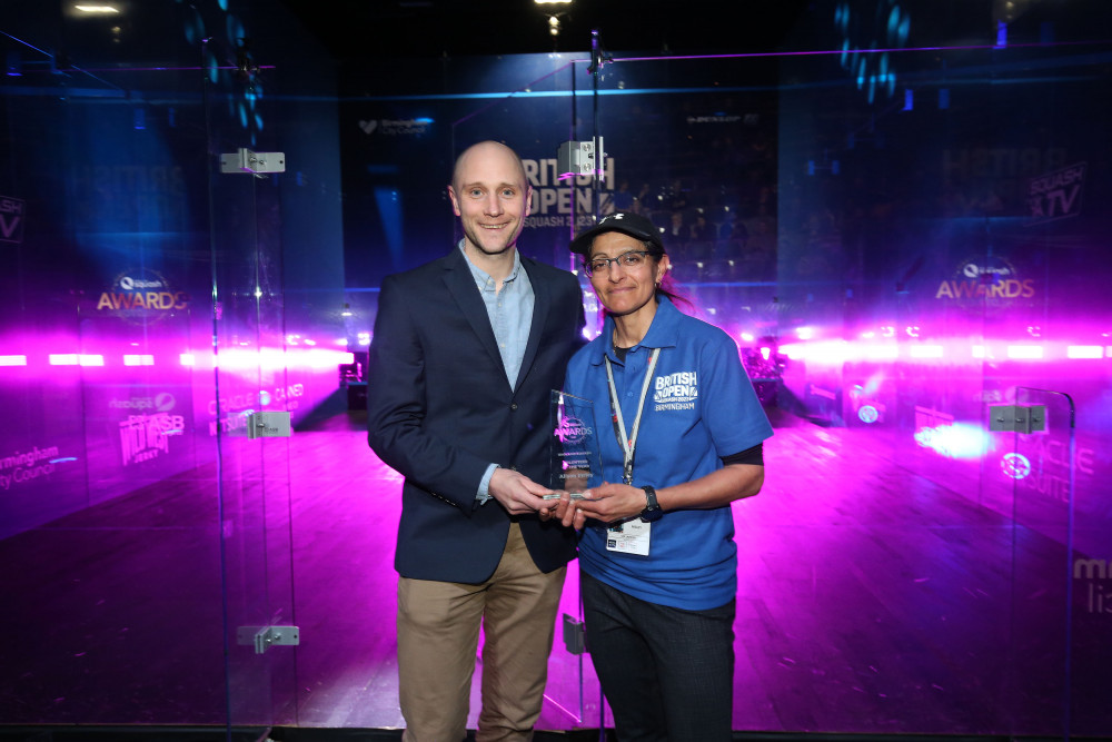 Alison Insley has been named Volunteer of the Year by England Squash (image by New Reach PR)