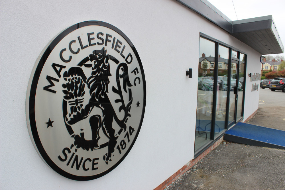 Macclesfield FC on London Road will be celebrating in the town centre this weekend. (Image - Alexander Greensmith / Macclesfield Nub News) 