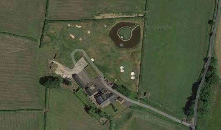 The Welsh footballer's property has three custom golf holes