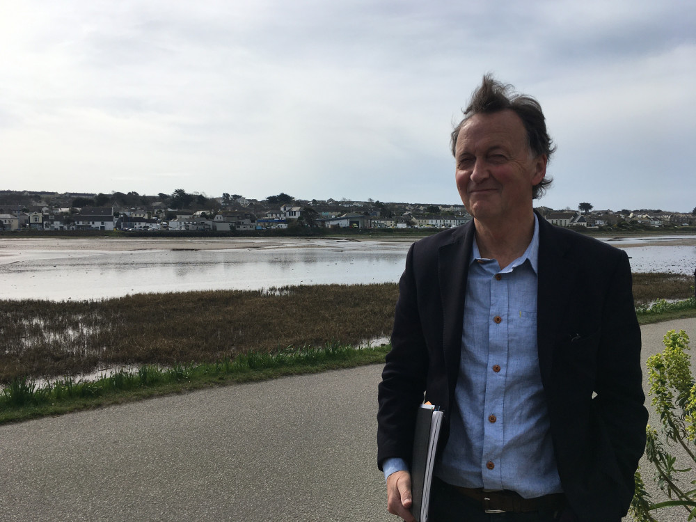 Andrew George, former MP for St Ives, who is standing in the Cornwall Council elections next month (Image: LDRS/Richard Whitehouse)