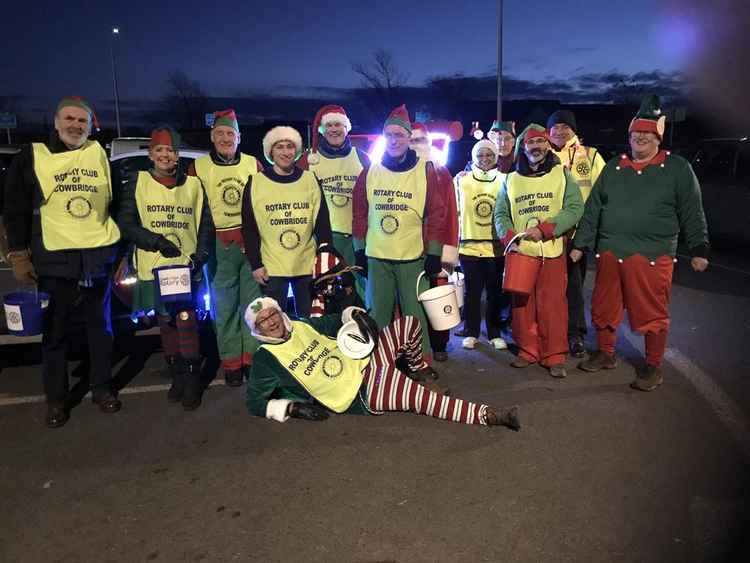 The Rotary Club begins its Santa Sleigh route today