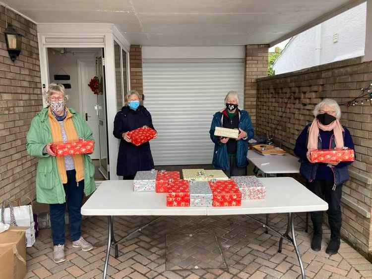 Cowbridge Friendship Club has delivered special boxes full of treats and essentials to its members (photo by Terry Williams)