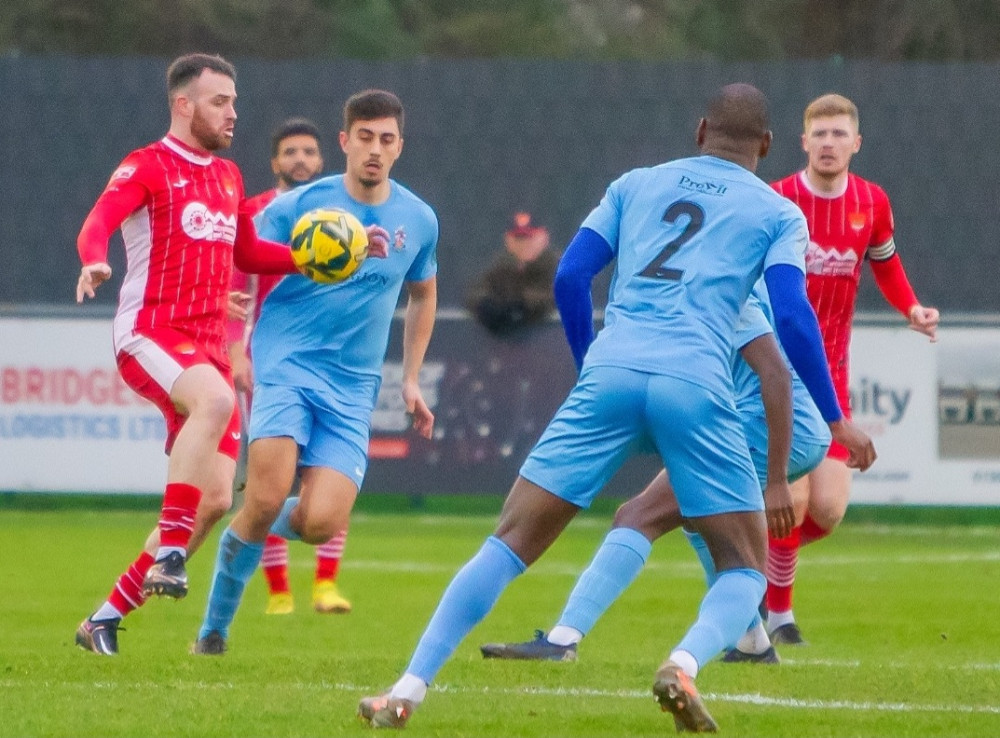 Ollie Canfer bagged a brace (Picture: Stefan Peck)