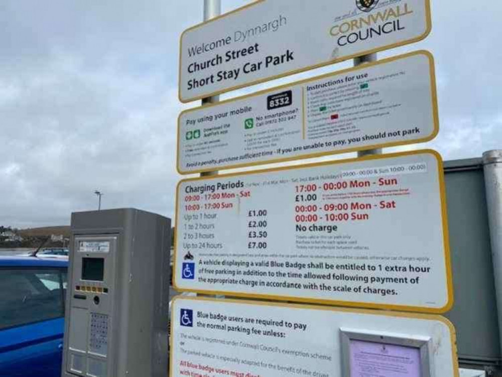 New tariffs will be introduced in council car parks from the end of May 