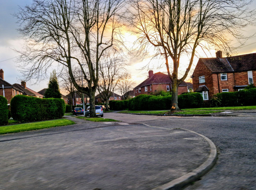 The incident on Selworthy Drive, at its junction with Frank Bott Avenue, happened just after 6:30pm on Thursday 20 April (Ryan Parker).