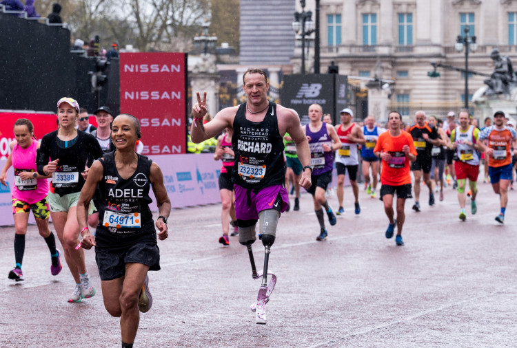 Despite his success, Richard was denied the opportunity to compete in the marathon at the London 2012 games (image via SWNS)