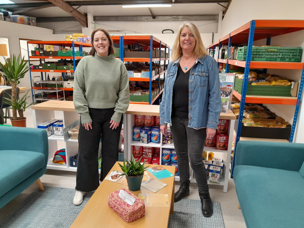 Co-ordinators Rosie Oakley (l) and Lenka Grimes