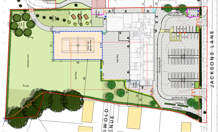 The new SEMH school, Laurus Grace, will be built adjacent to Hazel Grove High School (Image from planning document)