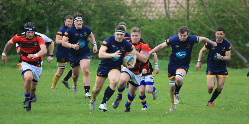 Teddington RFC have made the cup semi finals with a win over Warminster. Photo: Simon Ridler.