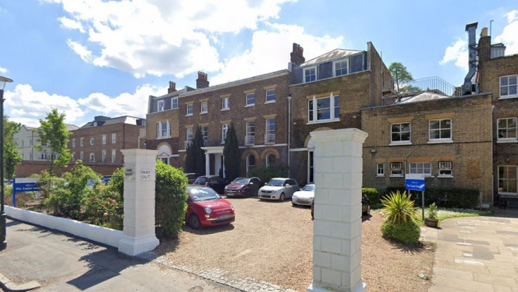 Cassell Hospital overlooking Ham Common could be redeveloped (Credit Google Streetview)