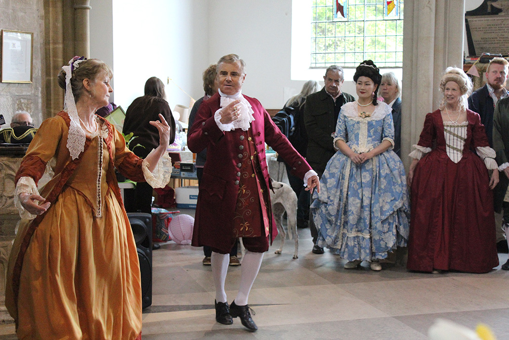 Dorchester Historic Dance entertained in the church