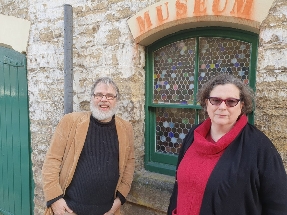 Frome Local History Festival co-directors David Lassman & Lisa Kenwright