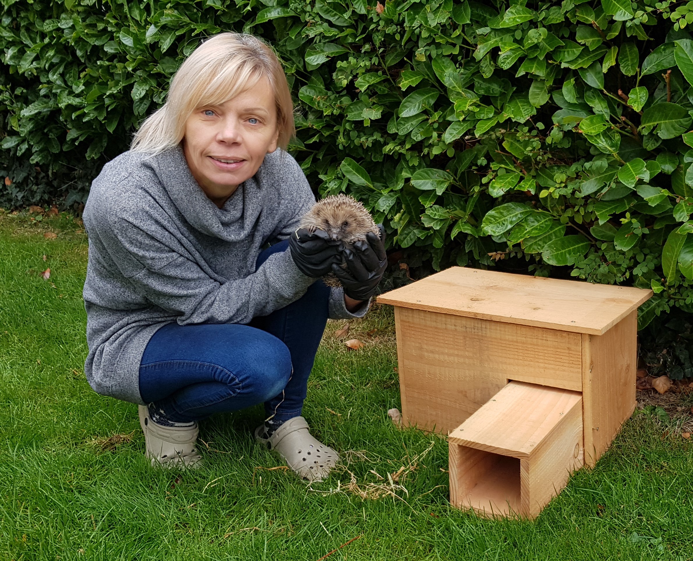 Ali Foxcroft of The Hedgehog Hut, Colyford