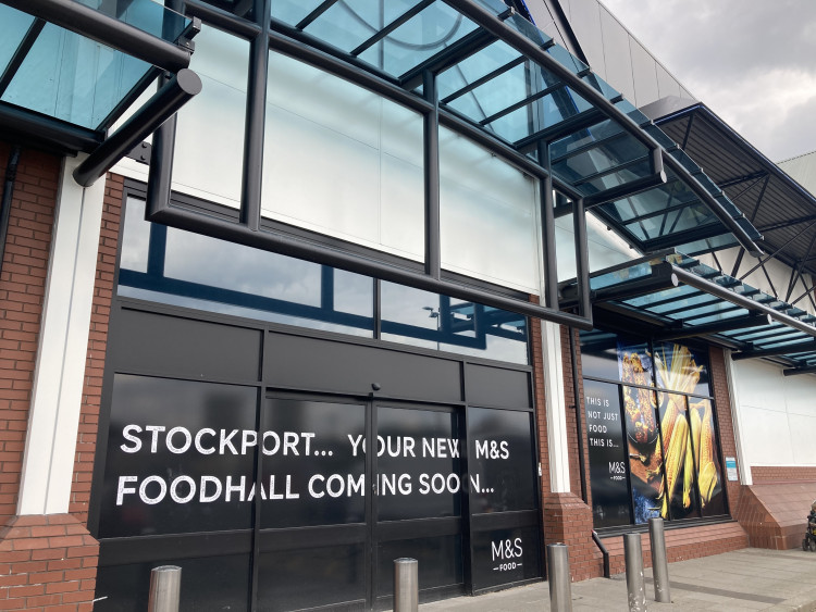 The new M&S store replaces the Next building on Stockport Retail Park (Image by Alasdair Perry)