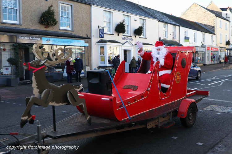 Santa paid us a visit to get us in the festive spirit last year