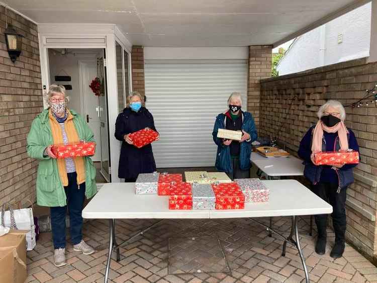 Cowbridge Friendship Club delivered care packages to its members