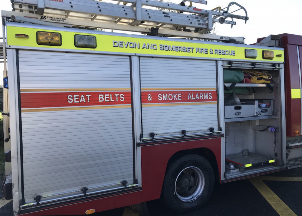 Devon and Somerset Fire and Rescue Service fire engine (Nub News)