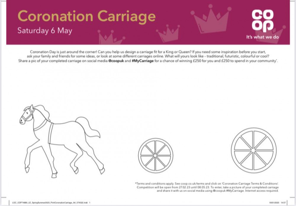 Design your own carriage fit for a King and Queen 