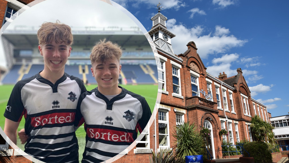 Students Charlie and Will Randall are proving to be teenage prodigies in the world of rugby league. (Photos: Plume Academy)