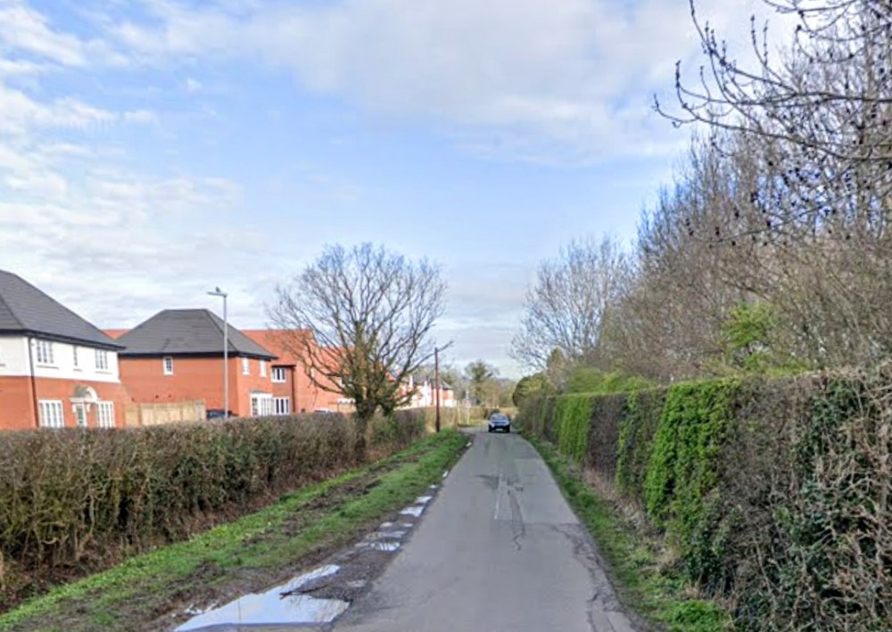 The incident on Moss Lane, Leighton, happened at 2:38pm on Thursday 27 April (Google).