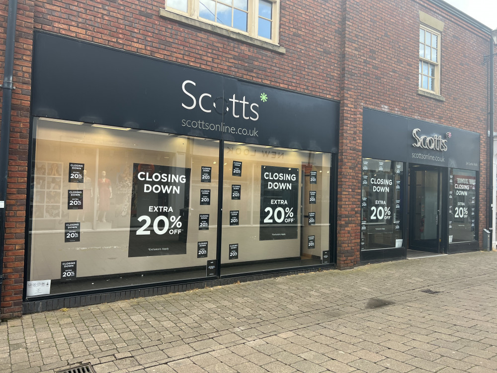 Fashion retailer, Scotts, on Castle Walk, will close later this month (Nub News).