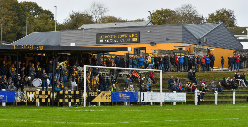 Falmouth Town finished off the season with a draw at Bickland Park (Image: Falmouth Town)