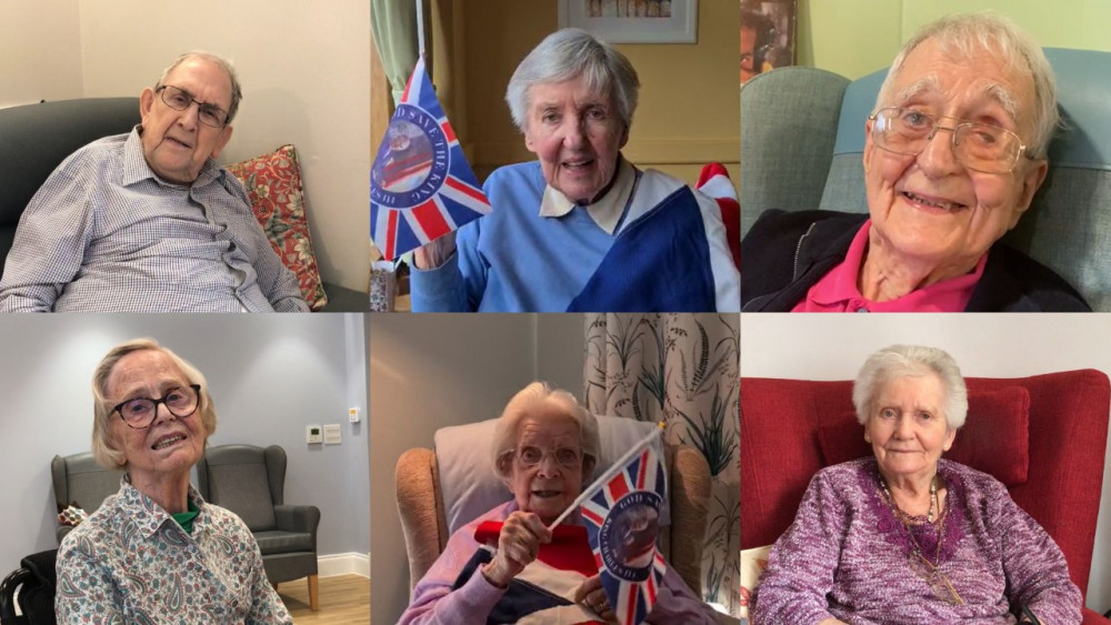 Good luck messages have been sent to His Majesty The King ahead of his coronation this weekend by care home veterans in Surbiton (Credit: Royal Star & Garter)
