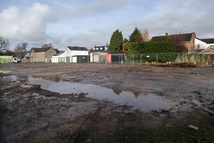 The site once the cattle market had been dismantled (by Glyn Evans)