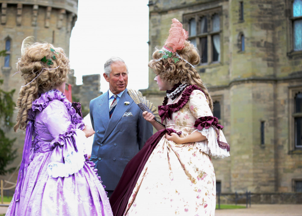 King Charles visited Warwick Castle in 2014 (image via White Tiger PR)