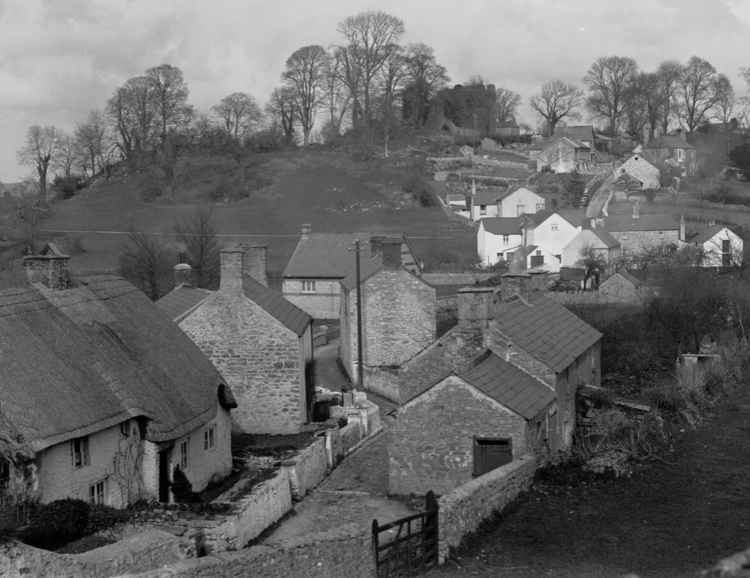 Llanblethian Village (image via National Library of Wales)