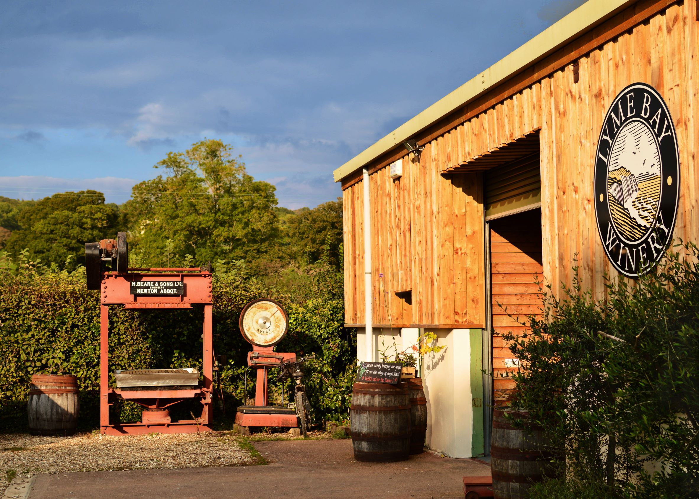 Lyme Bay Winery in Shute, near Axminster