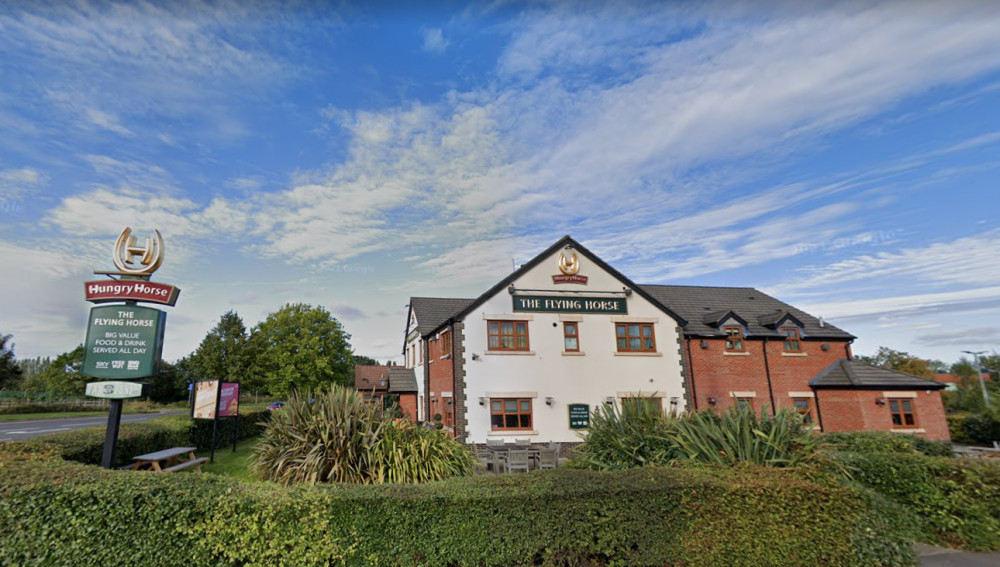 The Flying Horse is the only pub in the area to serve this seasonal ale (Image from Google Maps)