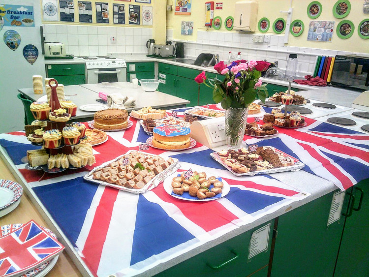 Adelaide School, has decorated its school walls with Coronation bunting, flags and more - thanks to Nub News and the Co-op (Nub News).