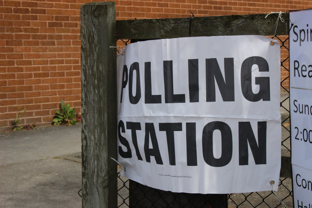 A polling station in Central Macclesfield yesterday. (Image - Alexander Greensmith / Macclesfield Nub News)