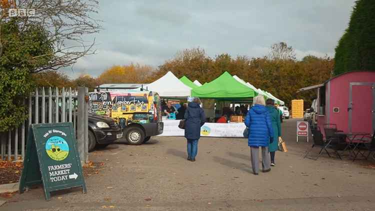 Cowbridge Farmers' Market (Image via BBC)