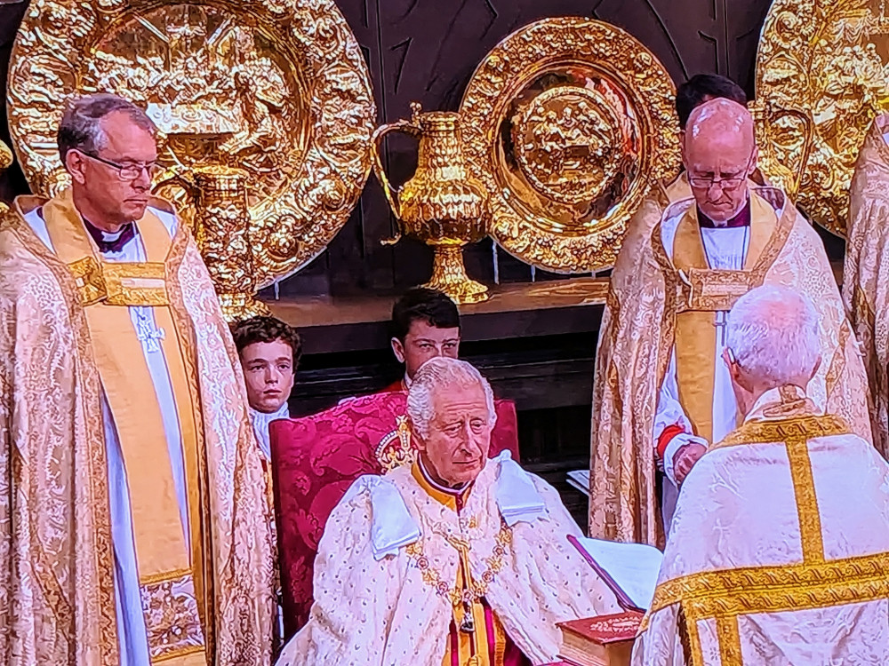 The Bishop of Bath and Wells at the Coronation 