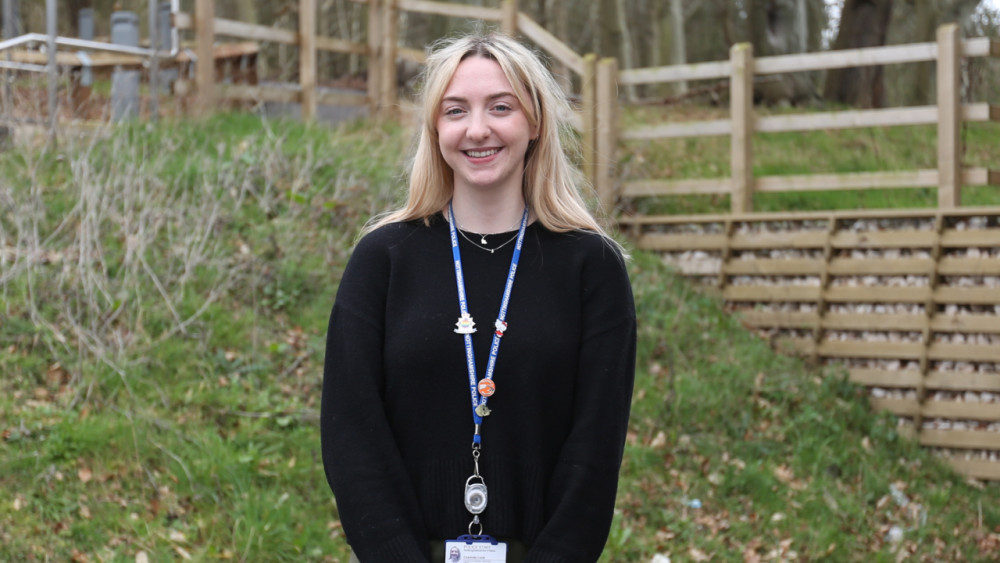 Charlotte Cook (pictured) from Hucknall, who originally joined Nottinghamshire Police as a staff apprentice, has praised the organisation for the way it has supported her career development following a recent promotion. Photo courtesy of Nottinghamshire Police.