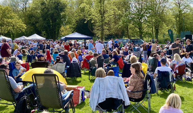 Ashby de la Zouch Town Council organisers did not expect so many people to attend. Photos: Ashby Nub News
