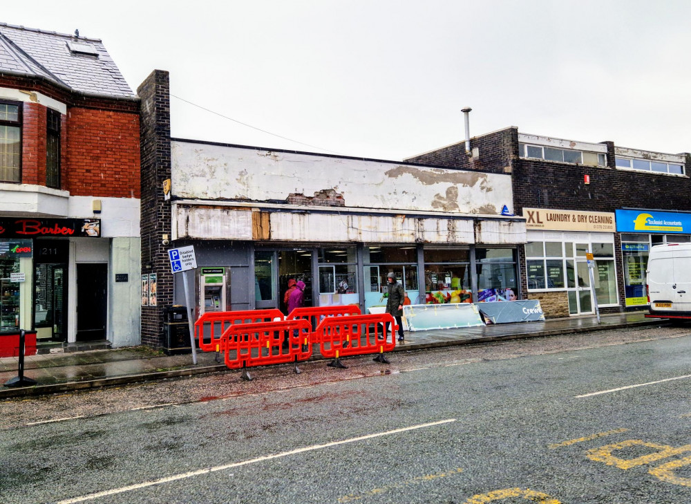 Popular Crewe shop on main road closed for major refurbishment and