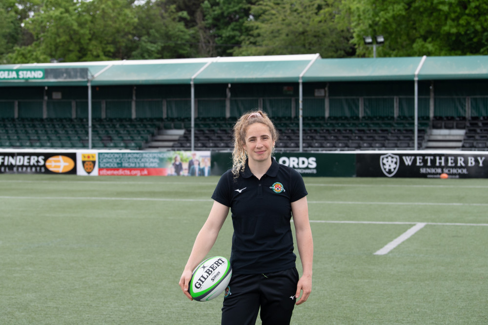 Ealing Trailfinders confirm the signing of England international Abby Dow. Photo: Ealing Trailfinders.