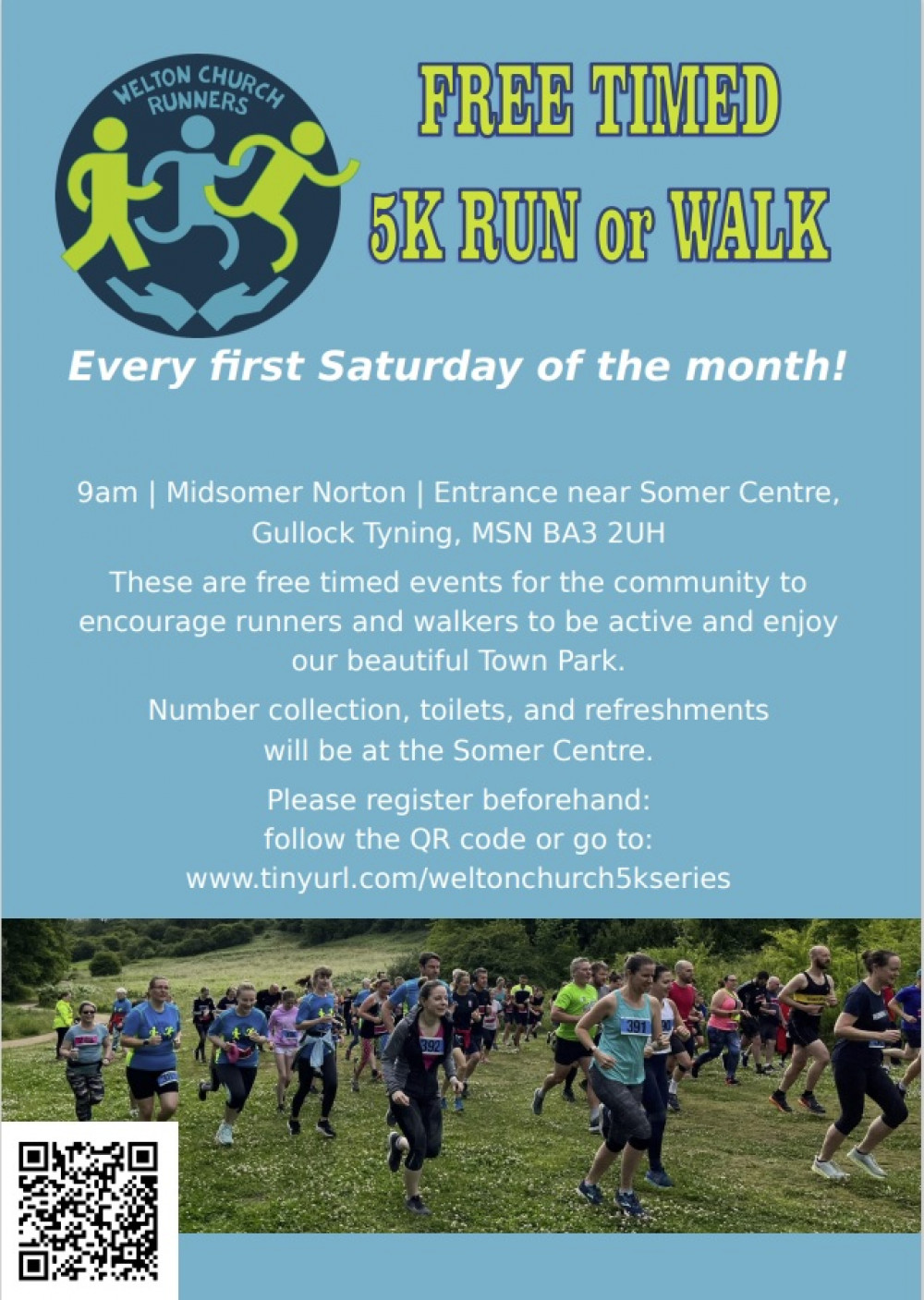 Midsomer Norton free 5k run in the park