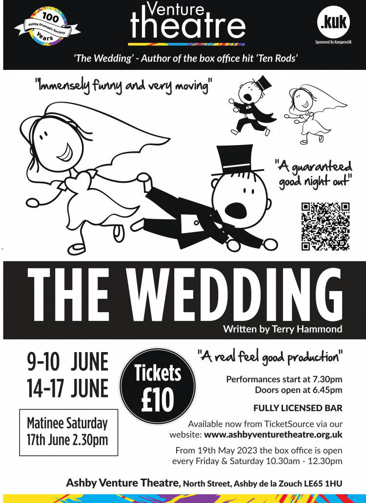 The Wedding at the Venture Theatre, Ashby-de-la-Zouch, Leicestershire The Wedding at the Venture Theatre, Ashby-de-la-Zouch, Leicestershire