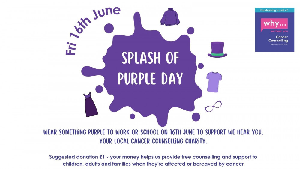 Splash of Purple Day for WHY