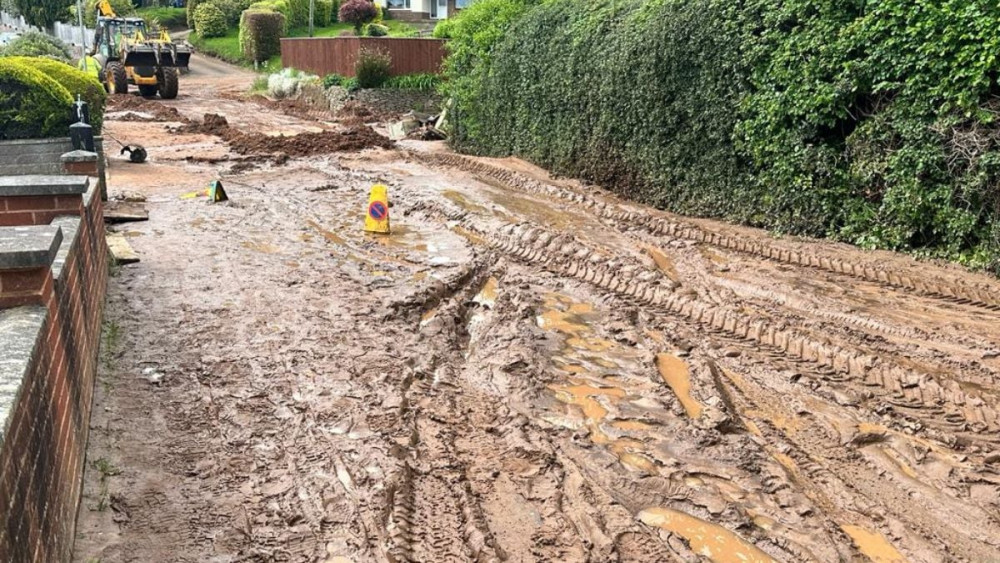 The flooding left mud and debris behind (DCC)