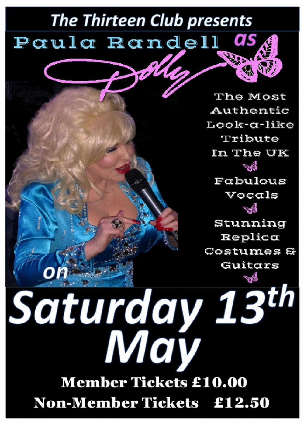 Dolly Parton fans have a treat this weekend with a tribute night. (Photo: The Thirteen Club) 