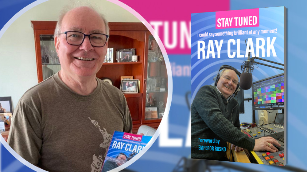 Ray Clark's career spans four decades, but his love for radio remains strong, long after retirement. (Composite: Nub News)