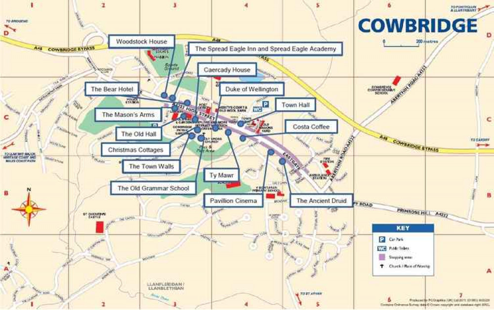 Map via the Vale of Glamorgan Council