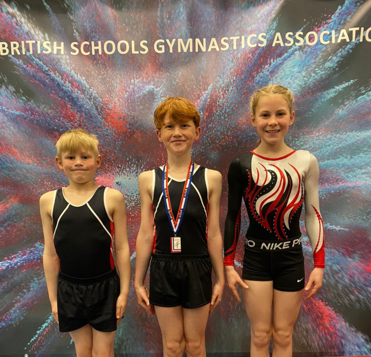 Wesley,  Alfie & Elsie. Proud tumbling at National school finals 2023