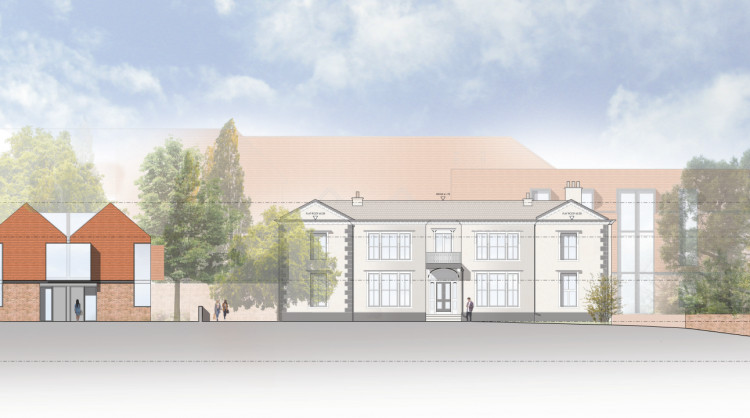 The proposed design for Belmont House and some of the new buildings (Image - Planning document)