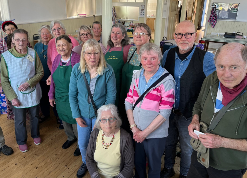 Customers and traders at Helston Country Market, which organisers say is being forced to close after 65 years due to a rent hike